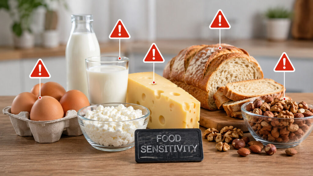 Common food sensitivities causing inflammation and weight stalls